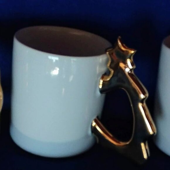 3 Holidfay Christmas Mugs VTG Metropolitan Museum of Art NYC NIB NEW Box - Picture 7 of 8